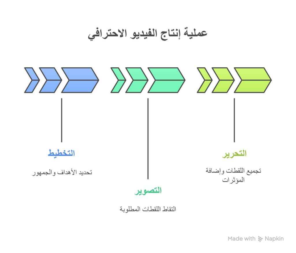 إنتاج فيديو احترافي